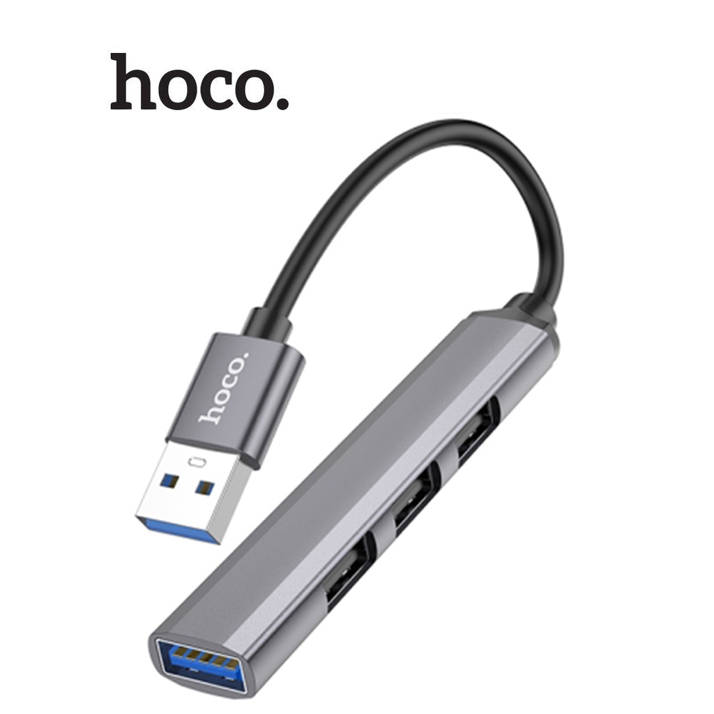 Cáp chuyển cổng USB HOCO HB26 ra usb 3.0 vs 3 usb 2.0 (hub usb) chính hãng [BH 1 năm]