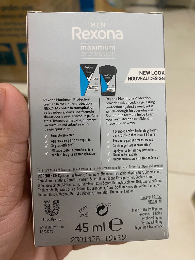 Lăn khử mùi Rexona New Look Nam 45ml [BH: None] / pktn sale