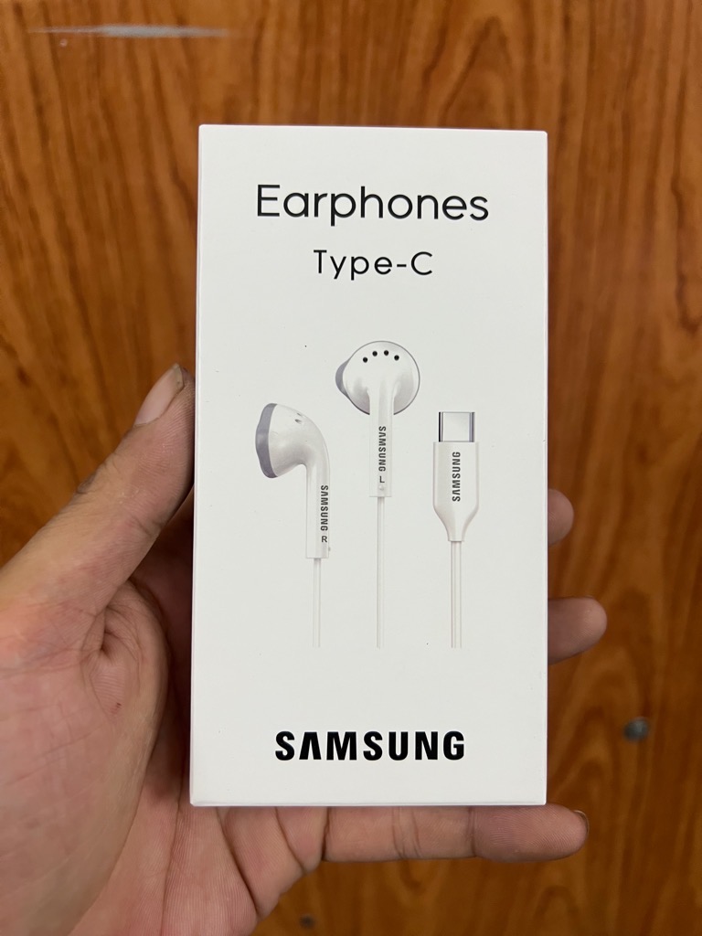 Tai nghe có dây Earphones Type C Samsung J7 / S5360 / S5830 Earphones ZIN NHÀ MÁY full box [BH 3 tháng]