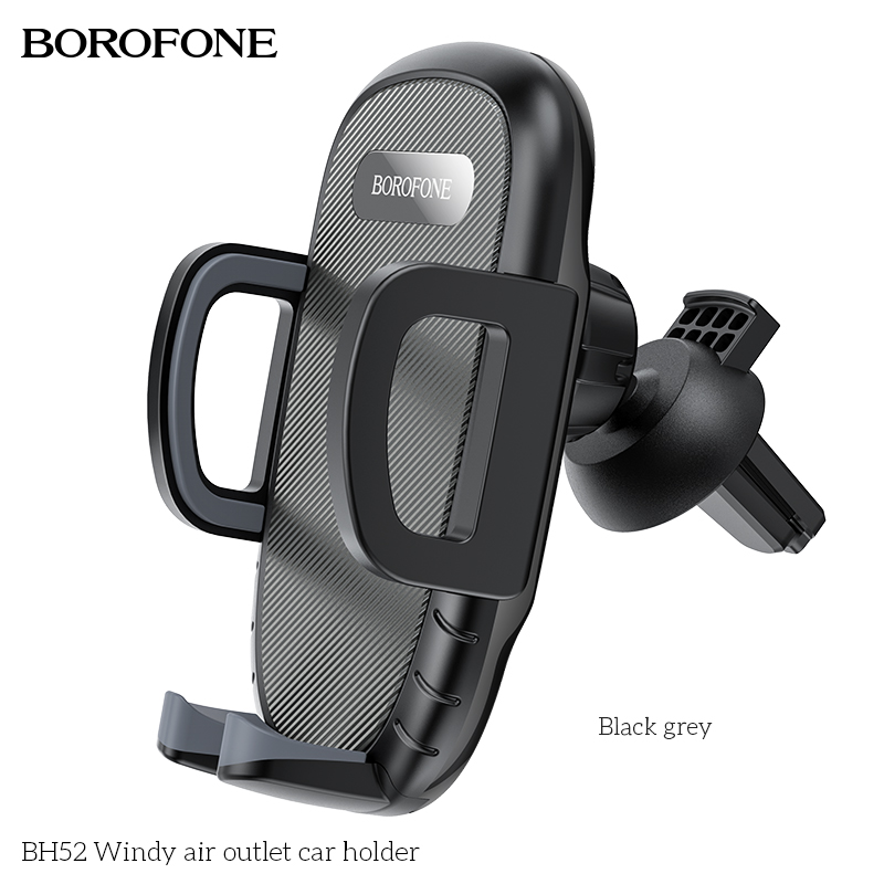 Giá đỡ điện thoại trên oto xe hơi BOROFONE BH52 kẹp khe gió siêu chăc chắn [NONE]