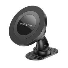 Giá đỡ điện thoại trên oto xe hơi BOROFONE BH91 mẫu hít nam châm dán taplo thân cong siêu đẹp [NONE]