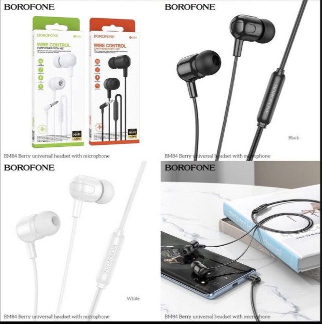 Tai nghe có dây 3.5 BOROFONE BM84 chính hãng [BH 1 năm]