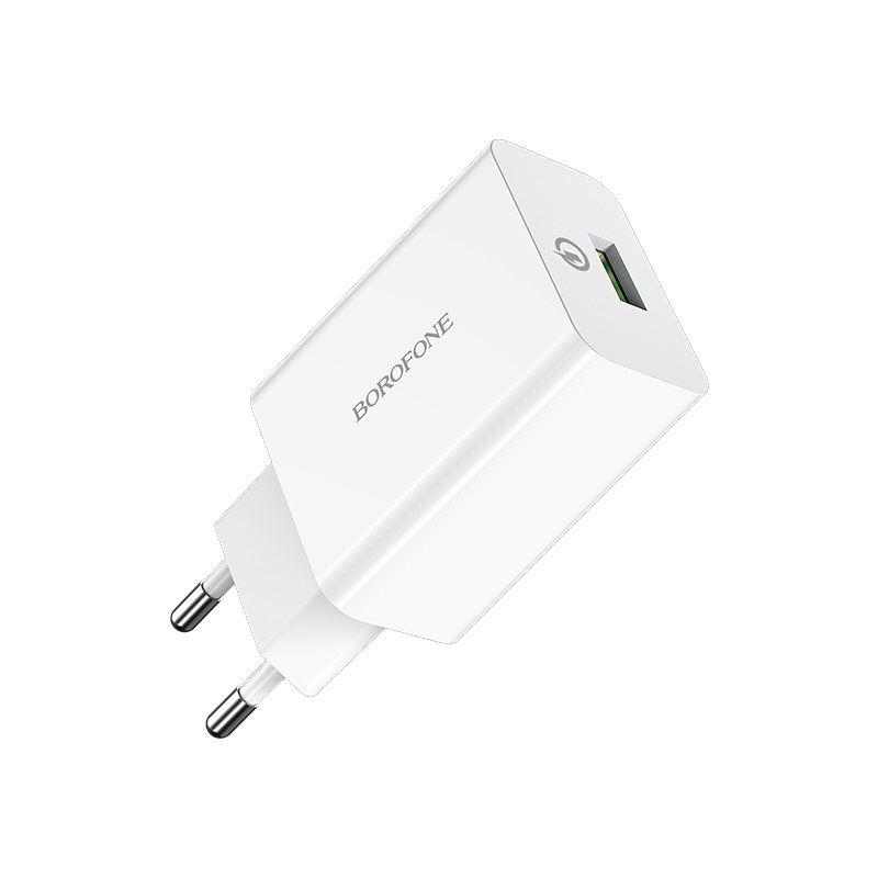 Cóc sạc nhanh QC3.0 BOROFONE BA21A cóc 1 cổng USB chính hãng [BH 1 năm]