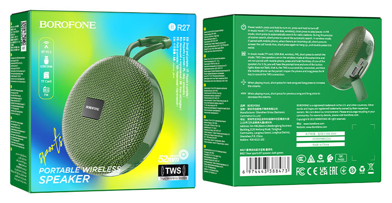 Loa bluetooth BOROFONE BR27 chính hãng [BH 1 năm]