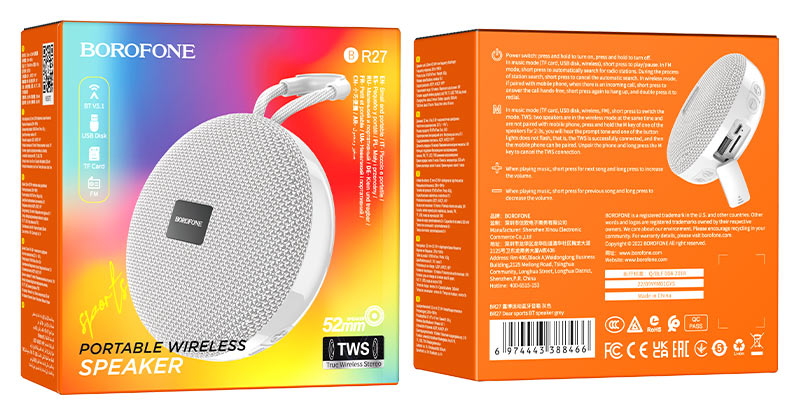 Loa bluetooth BOROFONE BR27 chính hãng [BH 1 năm]