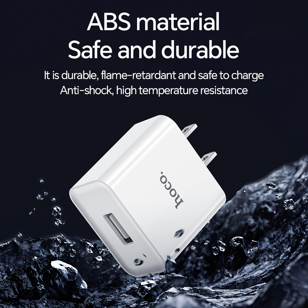 Cóc sạc nhanh 10.5w HOCO DMC7 (1 cổng usb) chính hãng (DM-C7) [BH 1 năm]