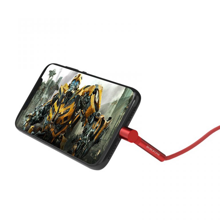 Cáp sạc kiêm giá đỡ Borofone BU6 Micro (usb ra micro) dây dù [BH: 1 năm]