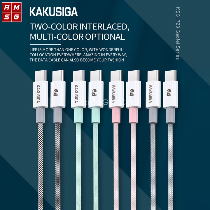 Cáp sạc nhanh 3A Kaku KSC-723 Type C {Usb ra Type C } [BH: 6 tháng] / pktn sale