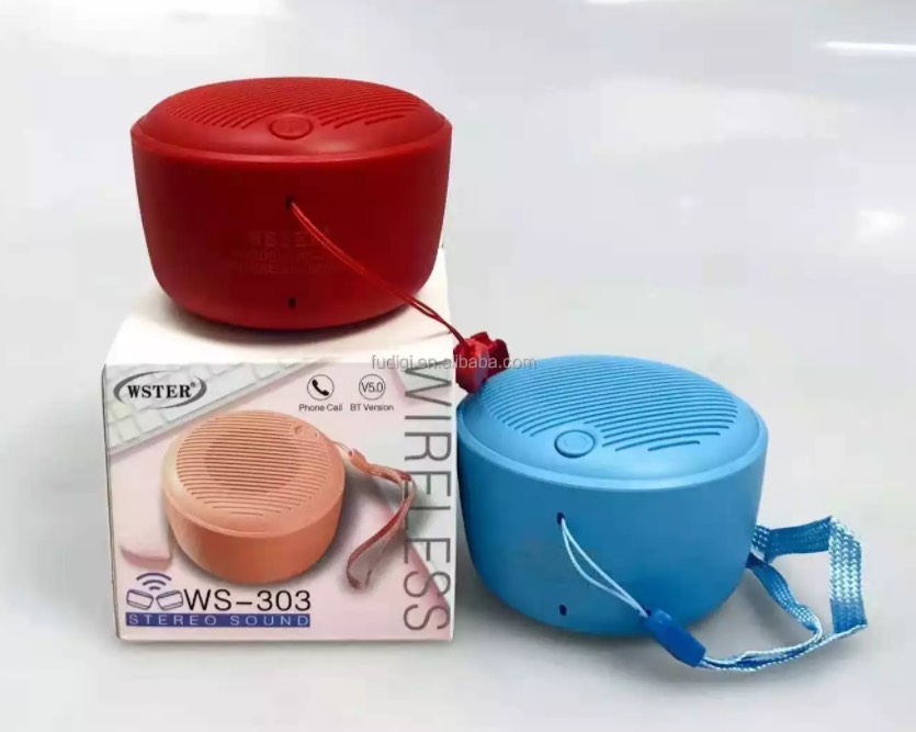 Loa bluetooth mini WSTER WS-303 v5.0 nghe siêu hay [BH 3 Tháng]