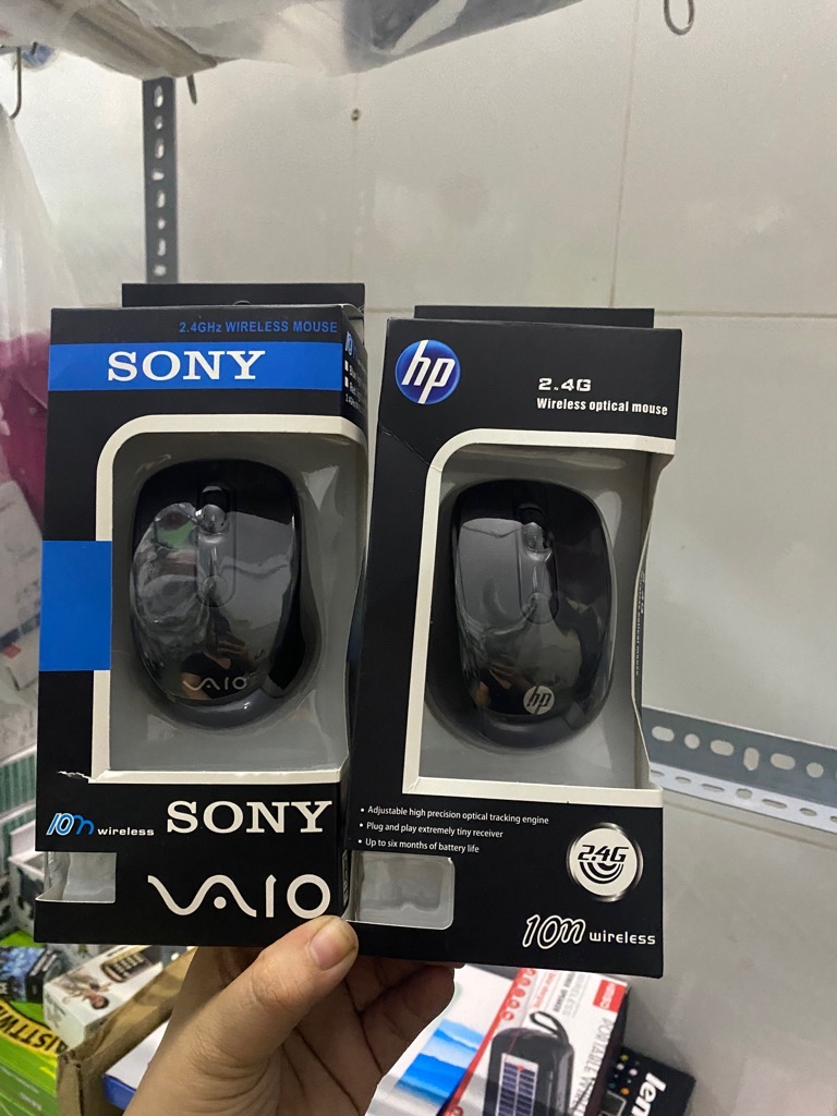 Chuột không dây 4D Dell / HP / Sony Vaio hộp giấy dài [BH 1 năm]