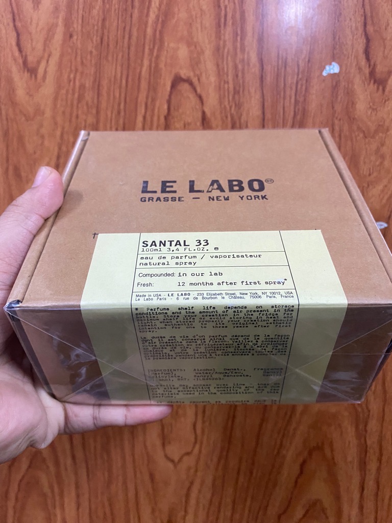 Nước hoa Unisex Lelabo 33 100ml hàng Rep 1:1 [BH: None]