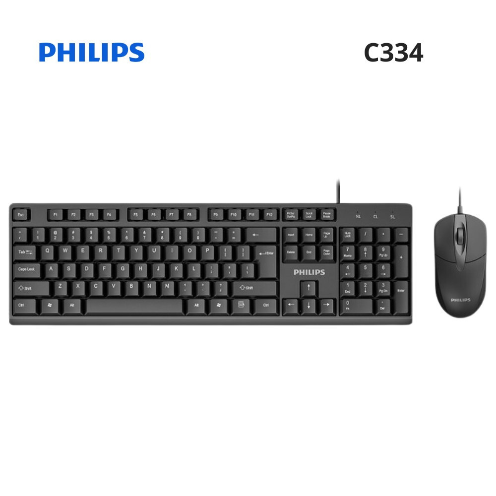 Combo phím chuột Philips C334 [BH: 6 tháng]