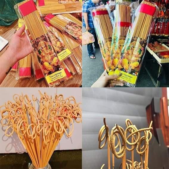 Nhang thần tài cuộn tài Thái Lan 3 tấc [BH: NONE]