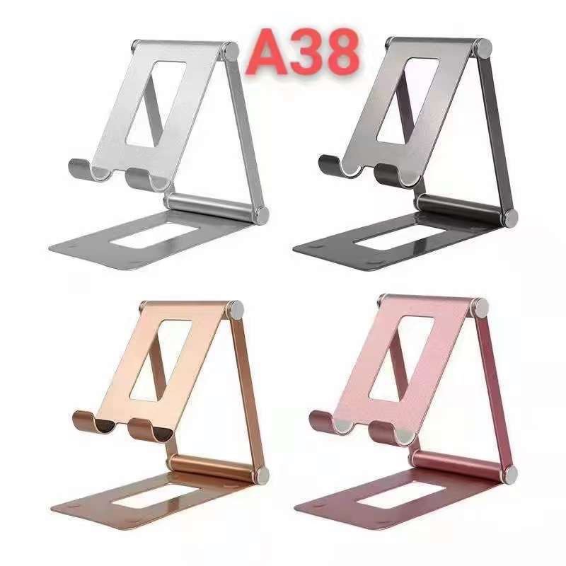 Giá đỡ điện thoại / ipad A38 full kim loại xếp gọn bỏ túi đa năng