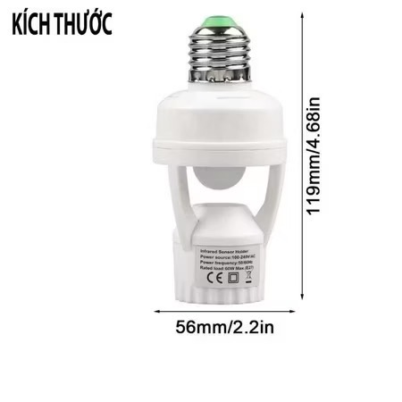 Đuôi đèn cảm biến chuyển động LAMP HOLDER [BH: NONE] 1l9d10