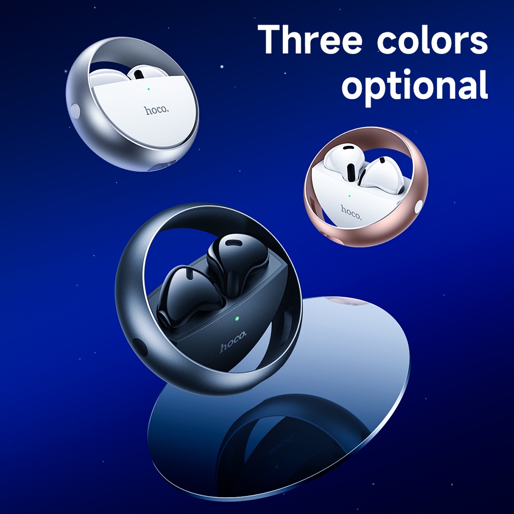 TAI NGHE BLUETOOTH HOCO EW23 TWS CHÍNH HÃNG KIỂU DÁNG AIRPODS HỘP XOAY TRÒN [BH 1 NĂM]