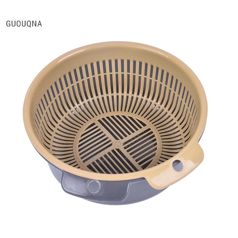 Bộ thau kèm rổ ráo nước rau, củ, quả trái cây tiện lợi size 16cm [BH: NONE] / pktn sale