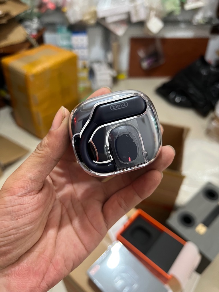 Tai nghe bluetooth BYZ S-600 (Trắng vs Xanh Đen) kiểu dáng airpods chống ồn S600 [BH: 6 tháng]