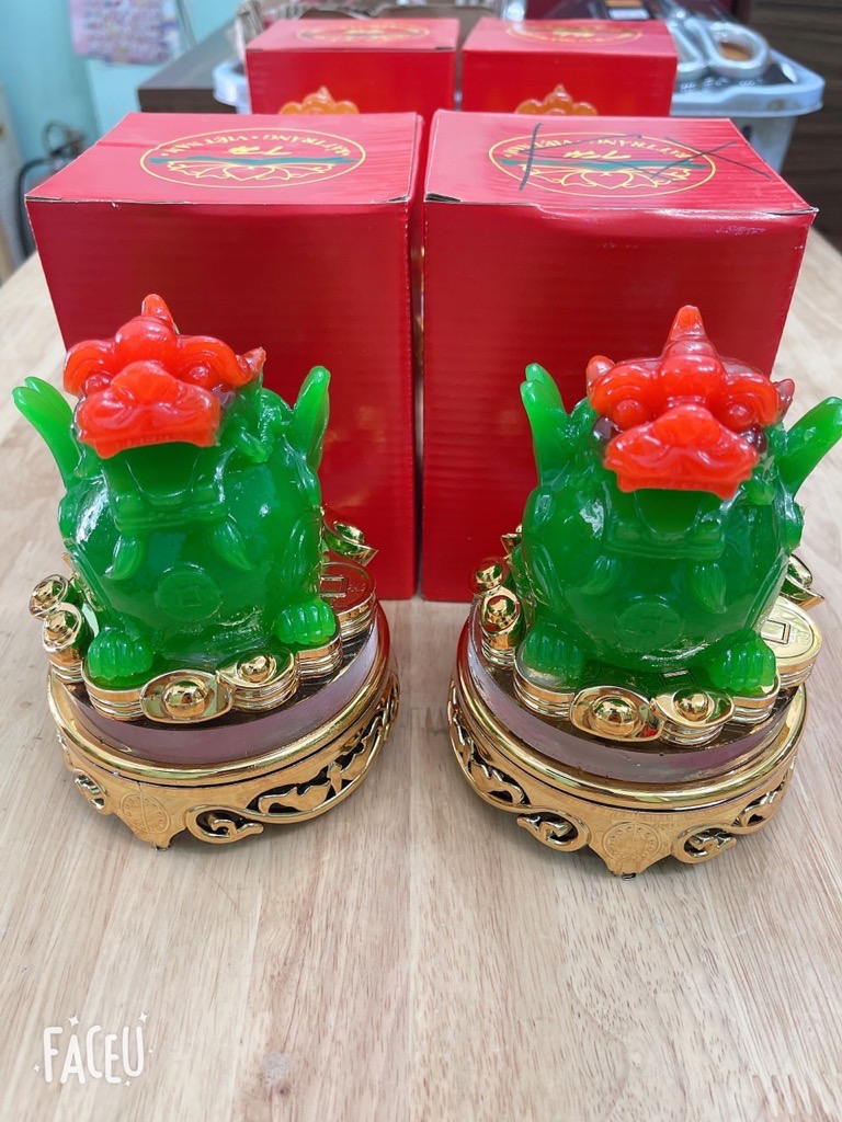 Tỳ hưu phong thủy xanh đỏ / pktn sale