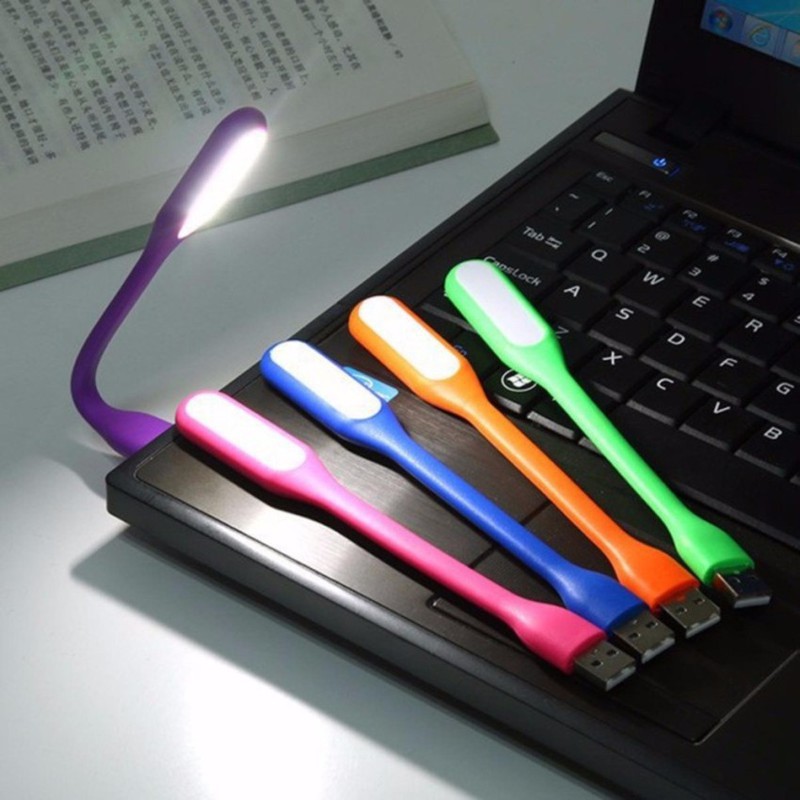 Đèn led usb nhiều màu uốn dẻo thân nhựa màu loại tốt  [BH Test]