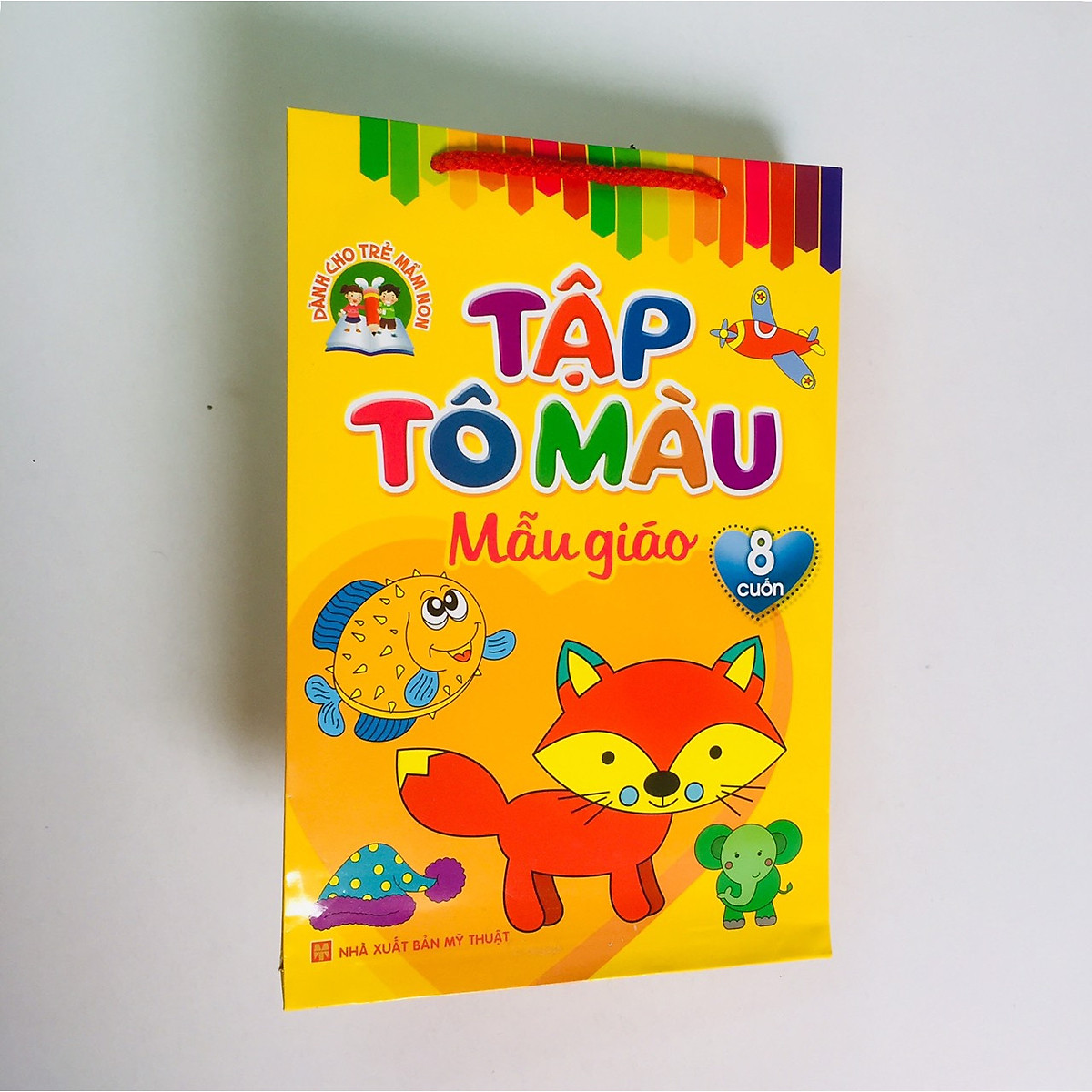 Set combo 8 quyển sách tập tô màu Song Ngữ (Anh- Việt) cho bé [BH: NONE]