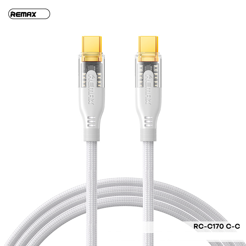 Cáp sạc nhanh 60W Remax RC-C170 C-C Type C ra Type C 1M2 chính hãng [BH 1 năm]