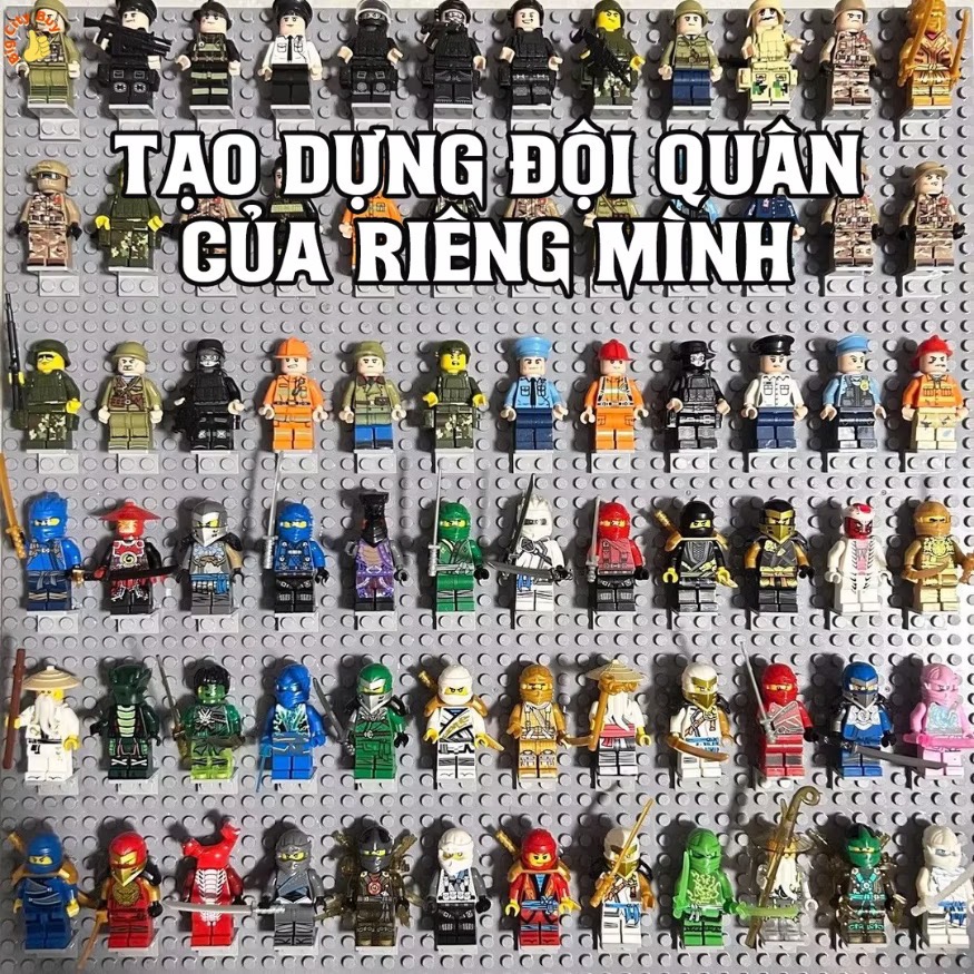Set 2 Con mô hình lắp ráp CHIRITA mini sưu Tầm- Mẫu Ngẫu Nhiên[BH: NONE]