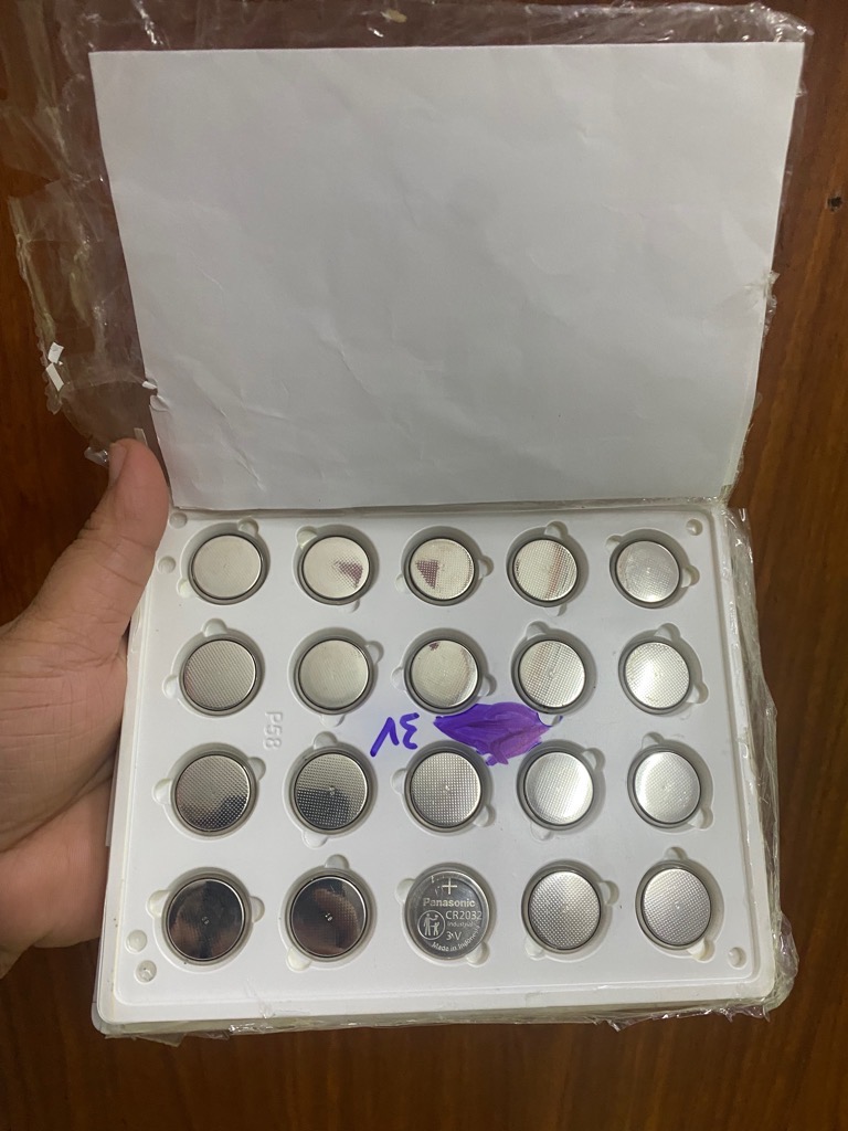 Vỉ 60 viên pin Pana 2032 zin bóc máy [BH: NONE]