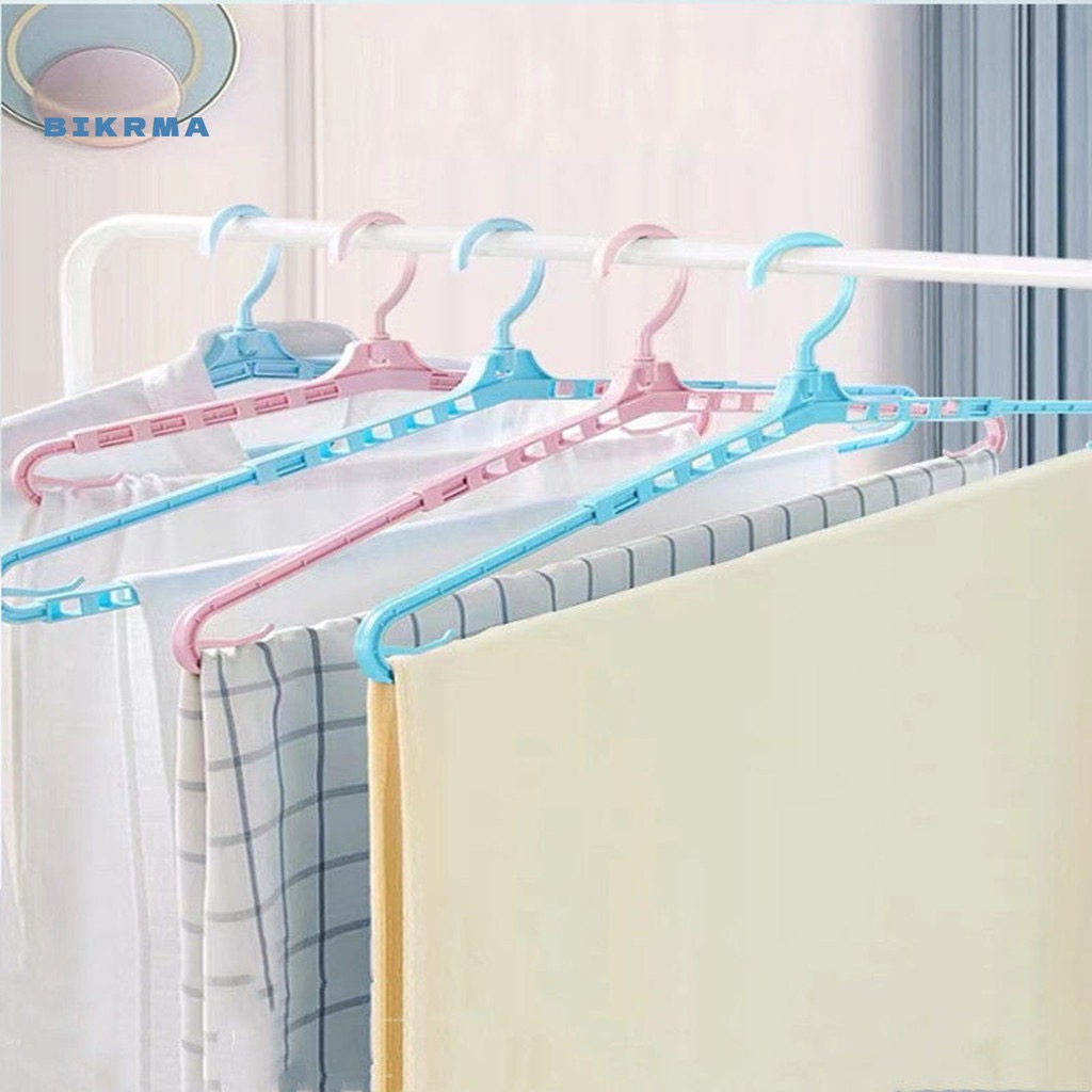Móc phơi quần nhựa xoay 360 độ có thể kéo dài khung treo tiện lợi (chiều dài chưa kéo 41.5cm; chiều dài max 68cm)[BH: NONE] / pktn sale