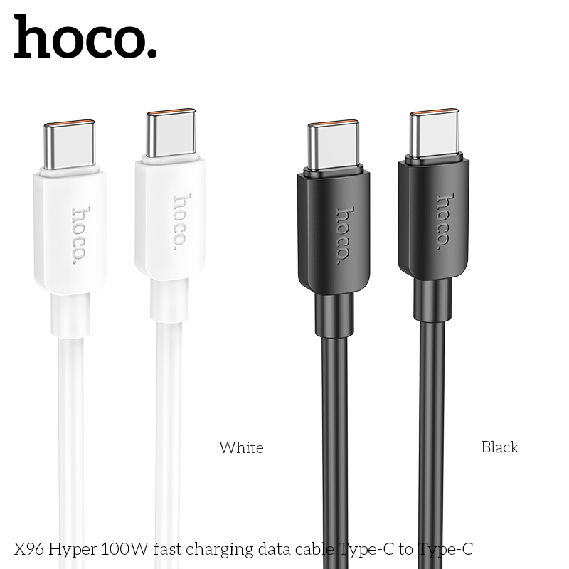 Cáp sạc 100W truyền dữ liệu X96 (c-c) cổng Type -C ra Type- C [BH 1 NĂM]