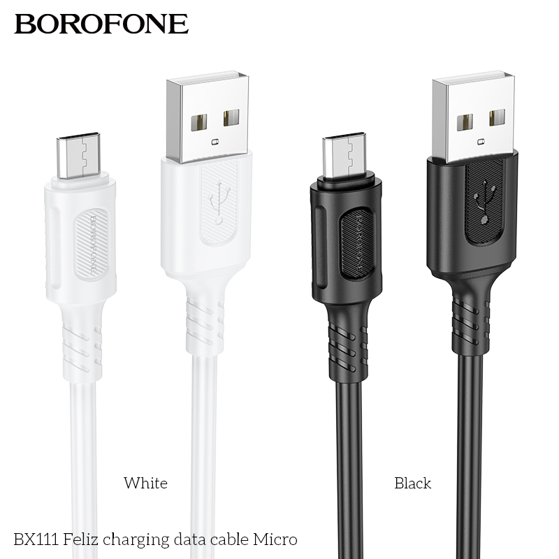 Cáp sạc nhanh 2.4A BOROFONE BX111 usb ra samsung micro chính hãng [BH 1 năm]