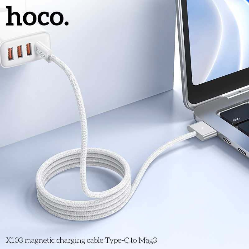 CÁP SẠC TỪ TÍNH HOCO X103 TYPE-C SANG MAG3 [BH: 6 THÁNG]