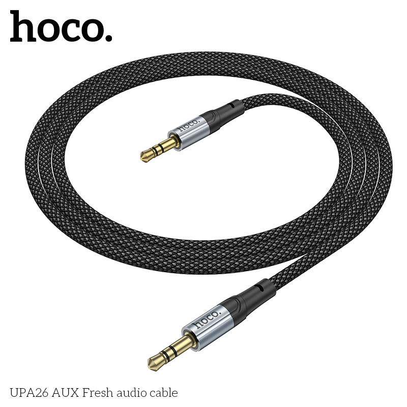 Cáp chuyển 3.5 ra 3.5 (2 đầu) HOCO UPA26 AUX 1m chính hãng [BH 1 năm]