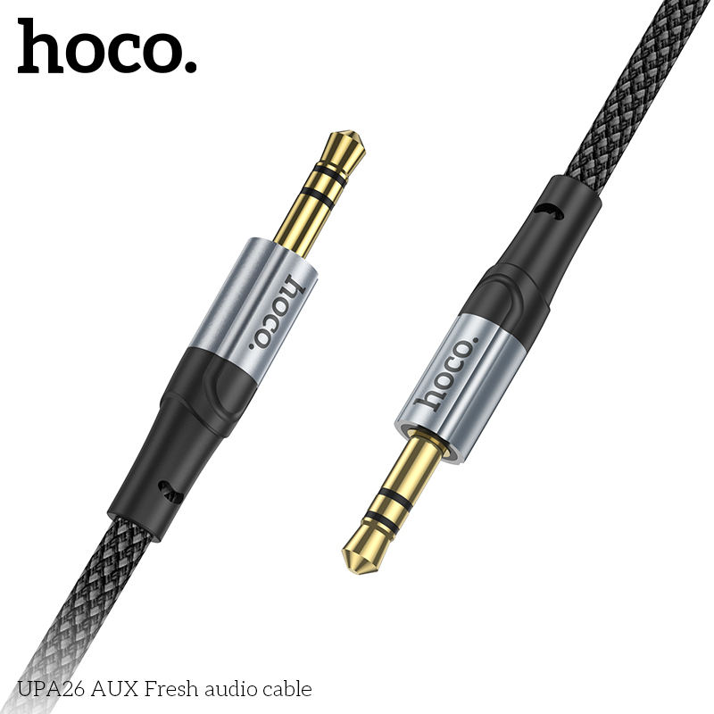 Cáp chuyển 3.5 ra 3.5 (2 đầu) HOCO UPA26 AUX 1m chính hãng [BH 1 năm]