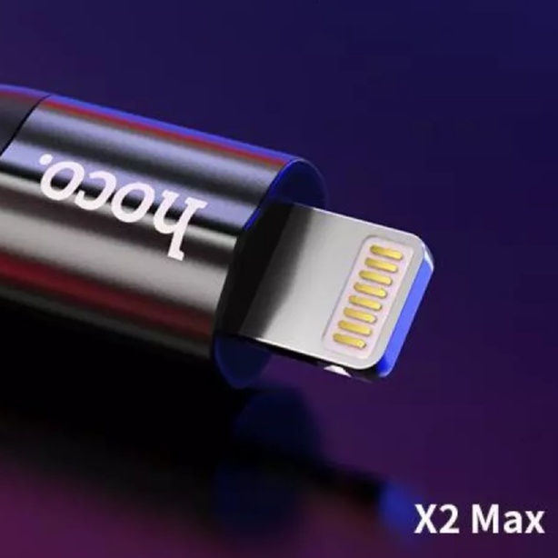 Cáp sạc nhanh 3A ngắn 25cm usb ra iPhone HOCO X2 MAX chui lightning dây dù chính hãng [BH 1 năm]