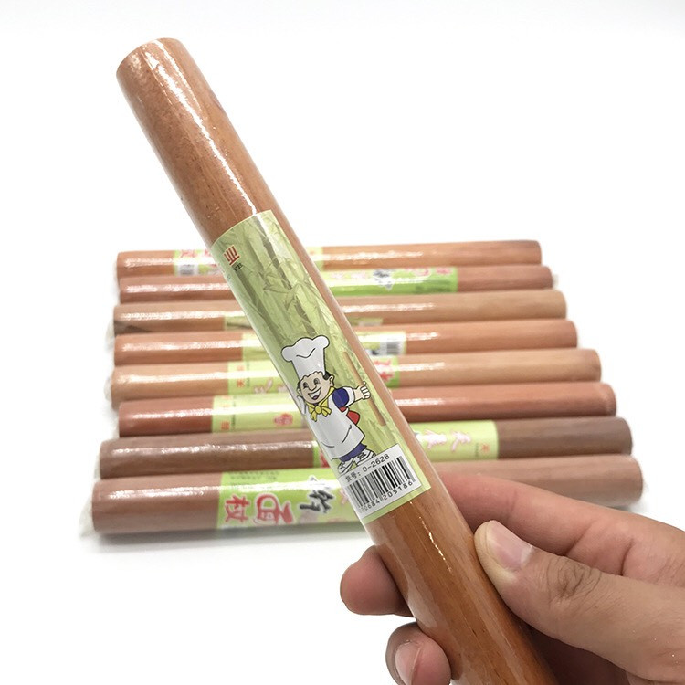 Cây lăn bột bánh bằng gỗ dài 28cm / pktn sale