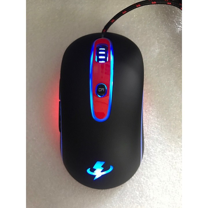 Chuột có dây đồ họa SIMETECH X9 4000DPI chuyên game led 7 màu chính hãng [BH 1 năm]
