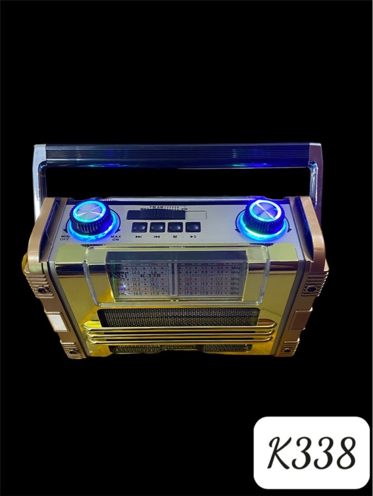 Loa Bluetooth kiêm đài FM thiết kế cổ điển K338/ K339 sang trọng- MÃ VỀ TÙY LÔ [BH: 3 THÁNG]