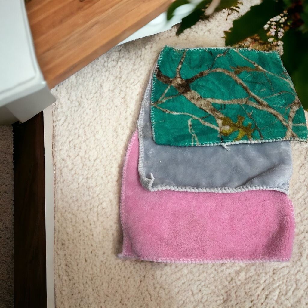 Khăn lau xe, lau kính, lau tay đa năng nhiều màu may viền siêu mềm size 22cm / pktn sale