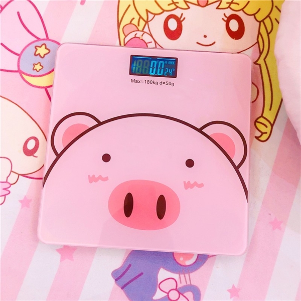 Cân điện tử sức khỏe hình Heo Con Loại 1 Siêu Cute Electronic Personal Scale [BH 1 tuần]