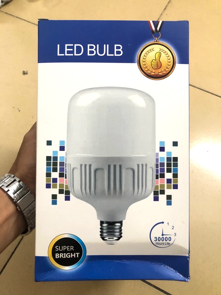 Bóng đèn led BULB trụ BM 50W chính hãng siêu sáng [BH 1 tháng]