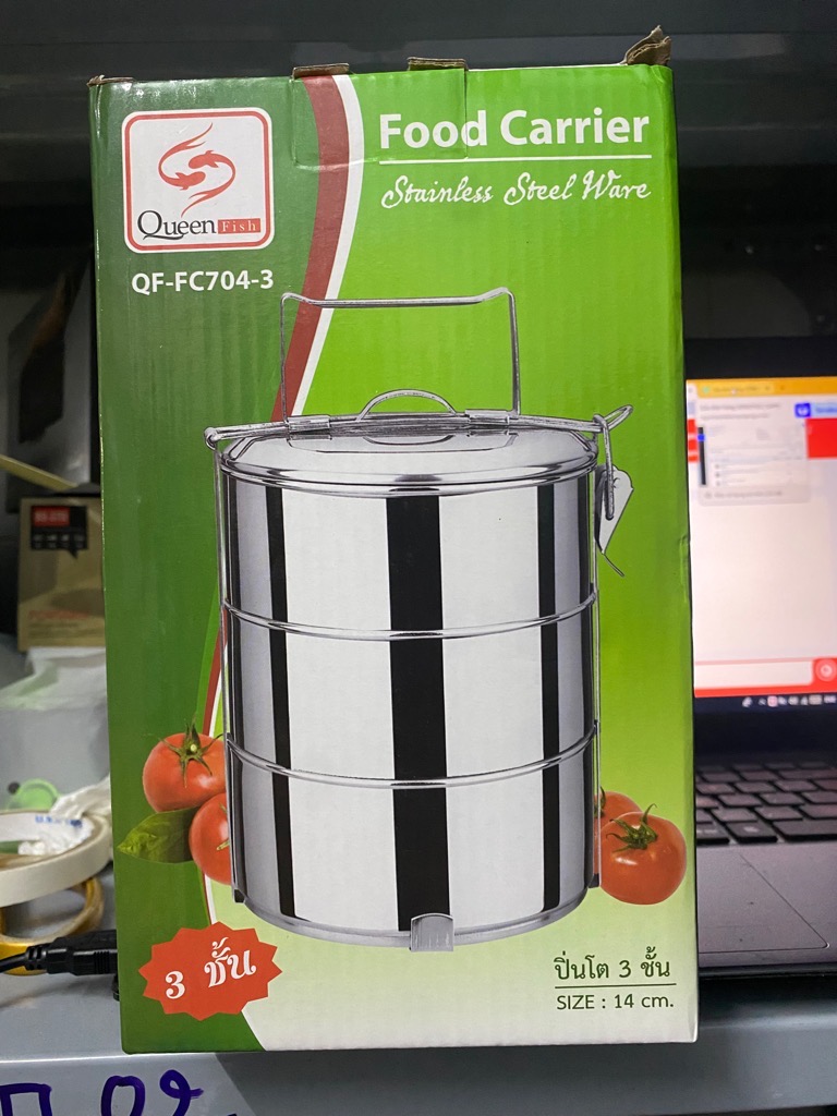 Camen 3 ngăn Food Carrier đựng cơm, đựng thực phẩm tiện lợi / pktn sale