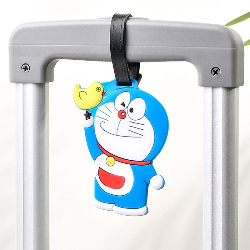 Thẻ hành lý name tag, thẻ ghi tên gắn hành lý, treo vali hoạt hình ghi thông tin liên hệ treo cặp sách, balo du lịch / pktn sale