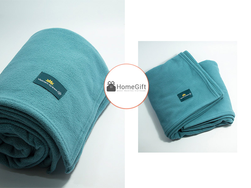 Chăn nỉ HÀNG KHÔNG VNAL size 1.6x1.1m- màu sắc ngẫu nhiên theo lô [BH: None]