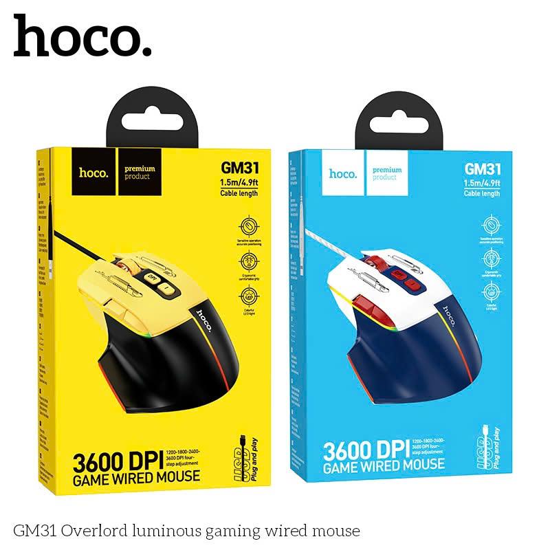 Chuột có dây HOCO GM31 Overlord chính hãng [BH 1 năm]