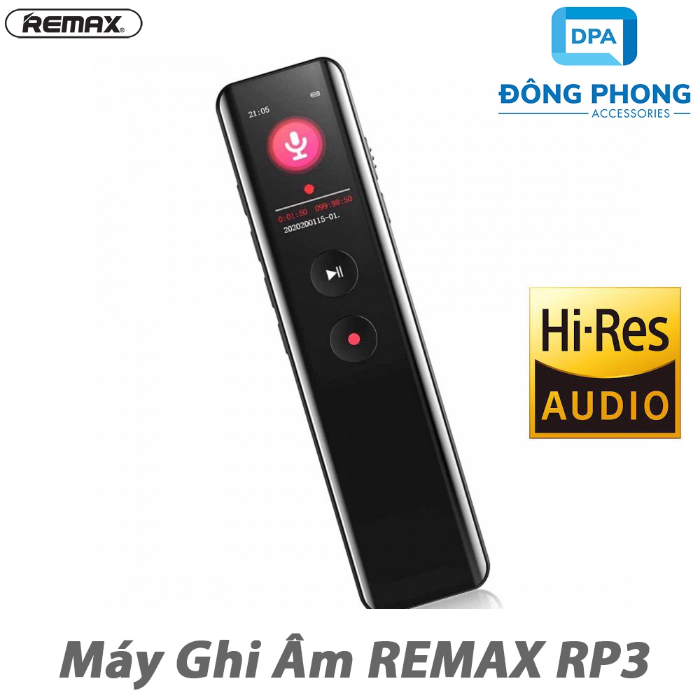 Máy ghi âm REMAX RP3 64Gb chính hãng [BH 1 năm]