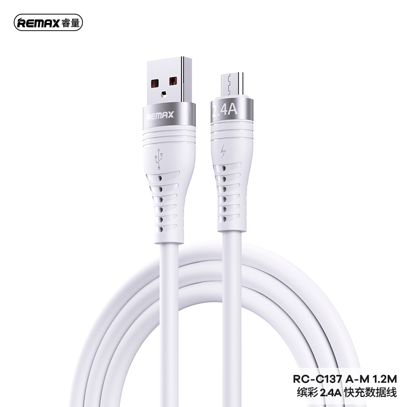 Cáp sạc nhanh 2.4A iPhone REMAX RC-C093 1.2m usb ra lightning chính hãng [BH 1 năm]