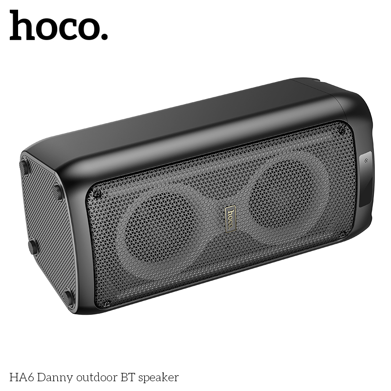 Loa Bluetooth ngoài trời Hoco HA6 kèm micro có dây chính hãng [BH 1 Năm]