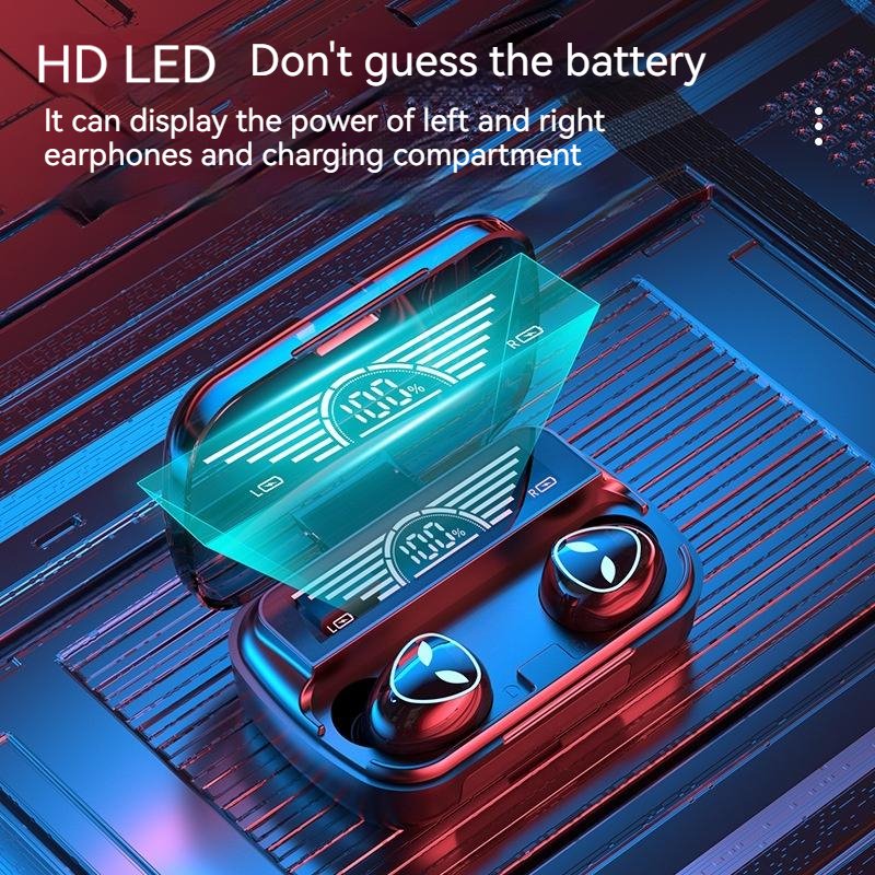 Tai nghe bluetooth TWS M20 (giống mẫu M10, F9) V5.3 kiểu dáng airpods có đế sạc có màn hình lcd [BH 3 tháng]