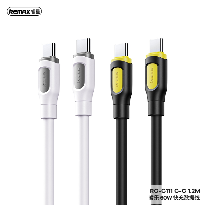 Cáp Remax RC-C111 c-c Type-C ra Type-C  60W chính hãng [BH 1 năm] / pktn sale